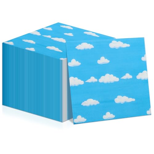 Serviettes jetables en papier anniversaire et fête | Lot de 100