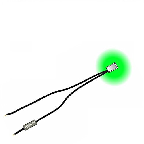 Micro LED vertes 2 mm éclairage maquette Green Stuff World 1413 figurines