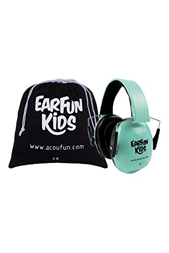 Casque anti-bruit EarFun Kids Vert ACOUFUN pour la protection auditive des enfants