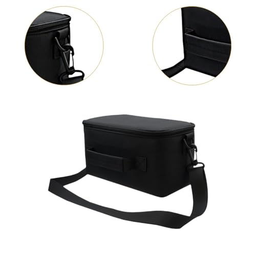 Funda para proyector portátil, resistente al desgaste y a los arañazos, con bolsillos de malla, correa ajustable miniatura 4