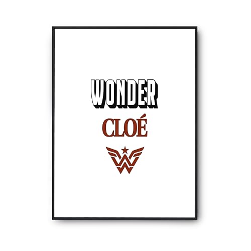 Affiche Wonder Cloe 1 Poster Humour Idéal pour Personnaliser Votre Salon