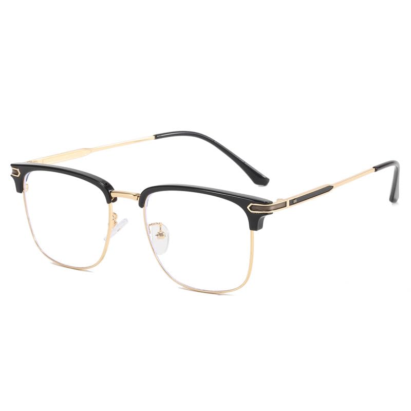 Image of Blue Light Blocking Glasses for Men Anti-Fatigue Computer Monitor Gaming Glasses Prevent Headaches Glasses, Arrow Black /Gold