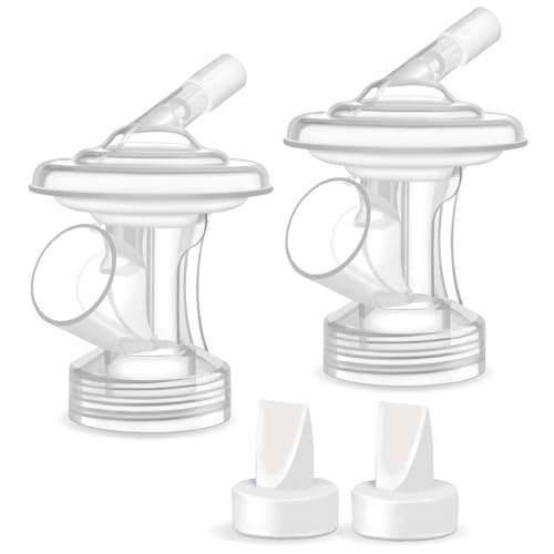 Image of Maymom Connector Valve Compatible with Medela Pump in Style MaxFlow, Freestyle Flex, Swing Maxi, Sonata, Freestyle Breastpumps Not Original Medela Pump Parts Replace PersonalFit Flex Connector