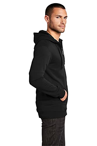 District Men's Young The Concert Fleece Full Zip Hoodie 3XL Black3
