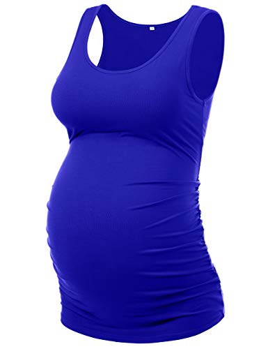 Maternity Shirts For Women Maternity Tank Tops For Pregnancy Plus Size Maternity Clothes (Royal Blue,Xxxl) #TOP11