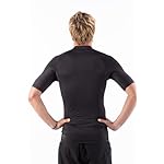 Rip Curl Mens Short Sleeve Rashguard - UPF 50+ Sun Protection Surf Shirt, Tight Fit Rash Vest - Image 4