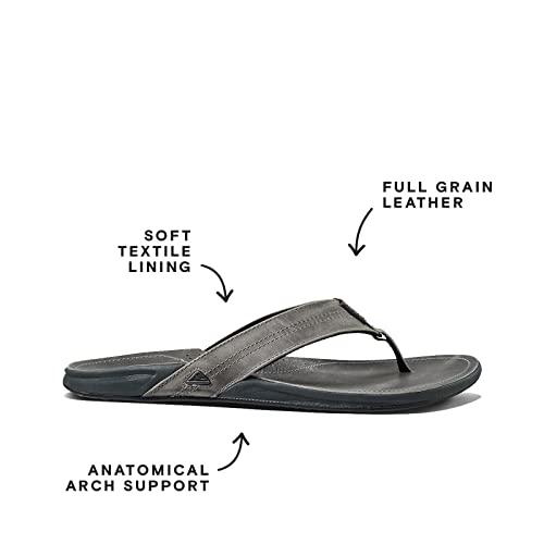 Image of REEF Men's J-Bay III Leather Flip Flops