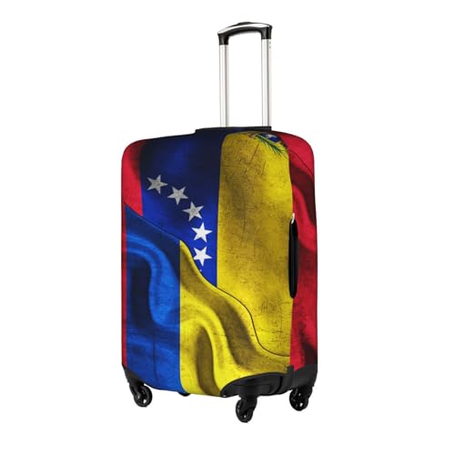 Venezuelan Venezuela Flag Colombian Colombia Flag Travel Luggage Cover Washable Suitcase Case Suitcase Protector Fit Luggage Cover Large2