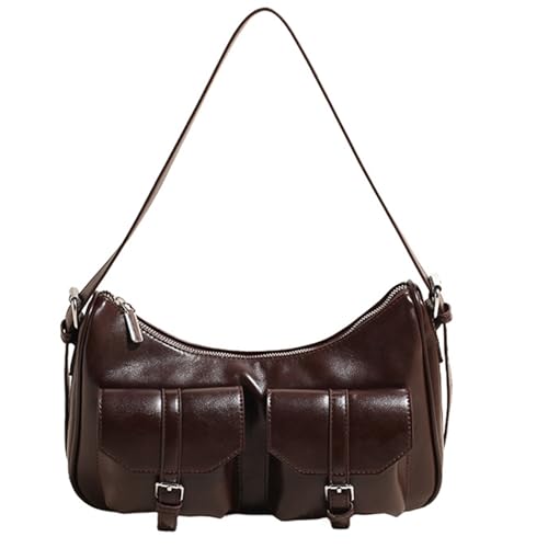 Sac à main pour femme en cuir synthétique avec bandoulière réglable