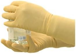 AnsellHealthcare 398705 Series 91-870 Accutech Sterile Glove, Powder-Free, Smooth Grip, 8 mil, 12" Length, Size 7.5 (Pack of 120)