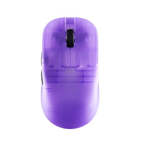 Image of ATK Blazing Sky Zero Wireless Gaming Mouse, PAW3950 Ultra Sensor, Nordic 54L15, 8k Poling Rate, 44g Lightweight, Wired /2.4G (Zero, Frosted Purple)