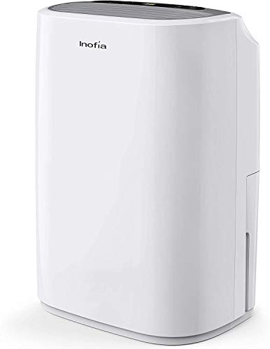 Inofia 30 Pint 1000 SQ FT Dehumidifiers for Home and Basements, with Drain Hose for Auto Drainage and Water Tank for Manual Drainage Inofia 30 Pint 1000 SQ FT Dehumidifiers for Home and Basements, with Drain Hose for Auto Drainage and Water Tank for Manual Drainage