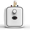YALICE Electric 2.5 Gallons Tank Water Heater with T&P Relief Valve, Under Sink Instant Hot Water Heaters, 1500W Electric Mini Tank Water Heater Compact Design for RV, Kitchen, Food Truck