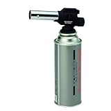 【Amazon.co.jp 限定】新富士バーナー 日本製 パワートーチ ガスバーナー ボンベ1本付 逆さ使用可能 炙り調理 溶接 火力調節 火口径:22mm 小型 ブラック RZ-A730BK