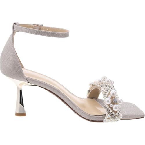 Betsey Johnson Womens Milo Glitter Rhinestone Ankle Strap3