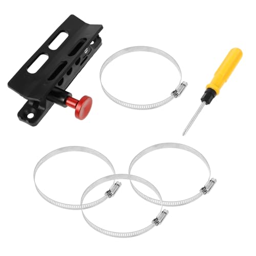 Tofficu Support D'extincteur Réglable pour Véhicule Compatible Modèles Jk, ATV Utv, Fixation Robuste Clé Fournie, Adapté pour Voiture Tout-Terrain, Support De Rangement Compact Et Solide