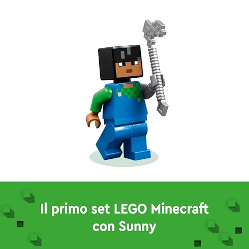 Minecraft Il Giardino del Ciliegio in Fiore - Giocattolo da Costruire con Alberi, Figura di Sunny, Api e Mob tra cui uno Zombie - Regalo per Gamer, Bambini e Bambine da 8 Anni in su - 21260 - Lego - Immagine 5