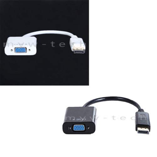 Display Port DP Male to VGA Female Video Converter Adapter Cable for Dell HP TV