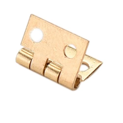 20 piezas de bisagras for muebles de gabinete, herrajes for muebles(Gold color)
