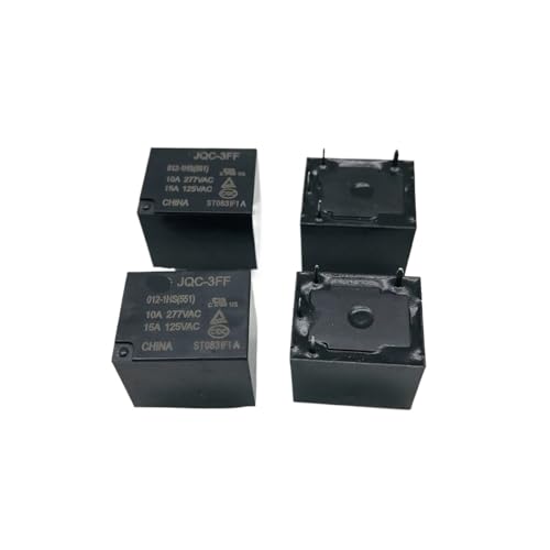 Relais JQC-3FF-12VDC-1HS normalement ouvert 10A277VAC pour circuit imprime