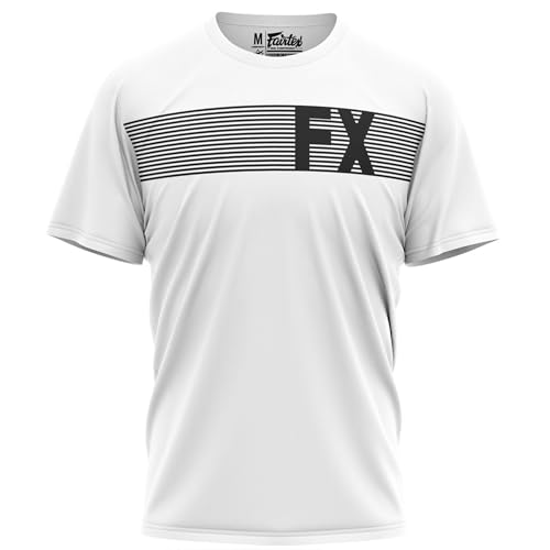 T-Shirt Fairtex Homme FX Rayé TST164 Blanc Coupe Sport Confort