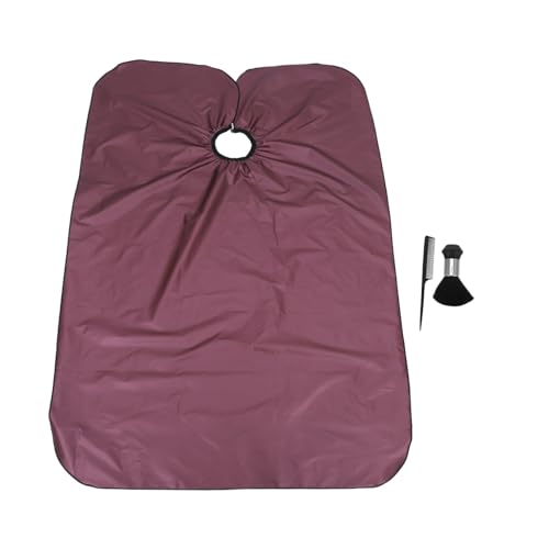 Set de 3 capas impermeables para corte de cabello negras