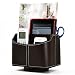Cosmos ® PU Leather 360 Degrees Rotatable Remote control/controller TV Guide/mail/CD organizer/caddy/holder,Free Cosmos Cable Tie - Brown