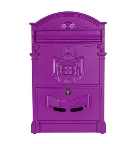Boîte aux lettres sécurisée en métal de haute qualité au style raffiné