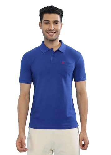 Image of Force NXT Polo Neck T-Shirt for Men Pack of 1 | Regular Fit T-Shirt for Men | Premium Super Combed Rich Cotton Polo Shirt | Men's Ultra Soft Half Sleeve T-Shirt