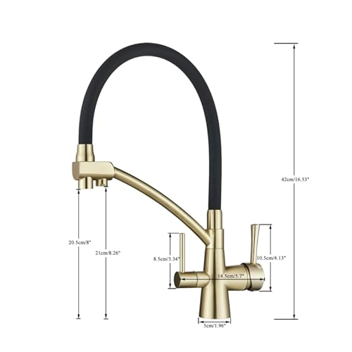 Grifo de cocina extraíble para fregar con comodidad y beber agua pura al instante 4