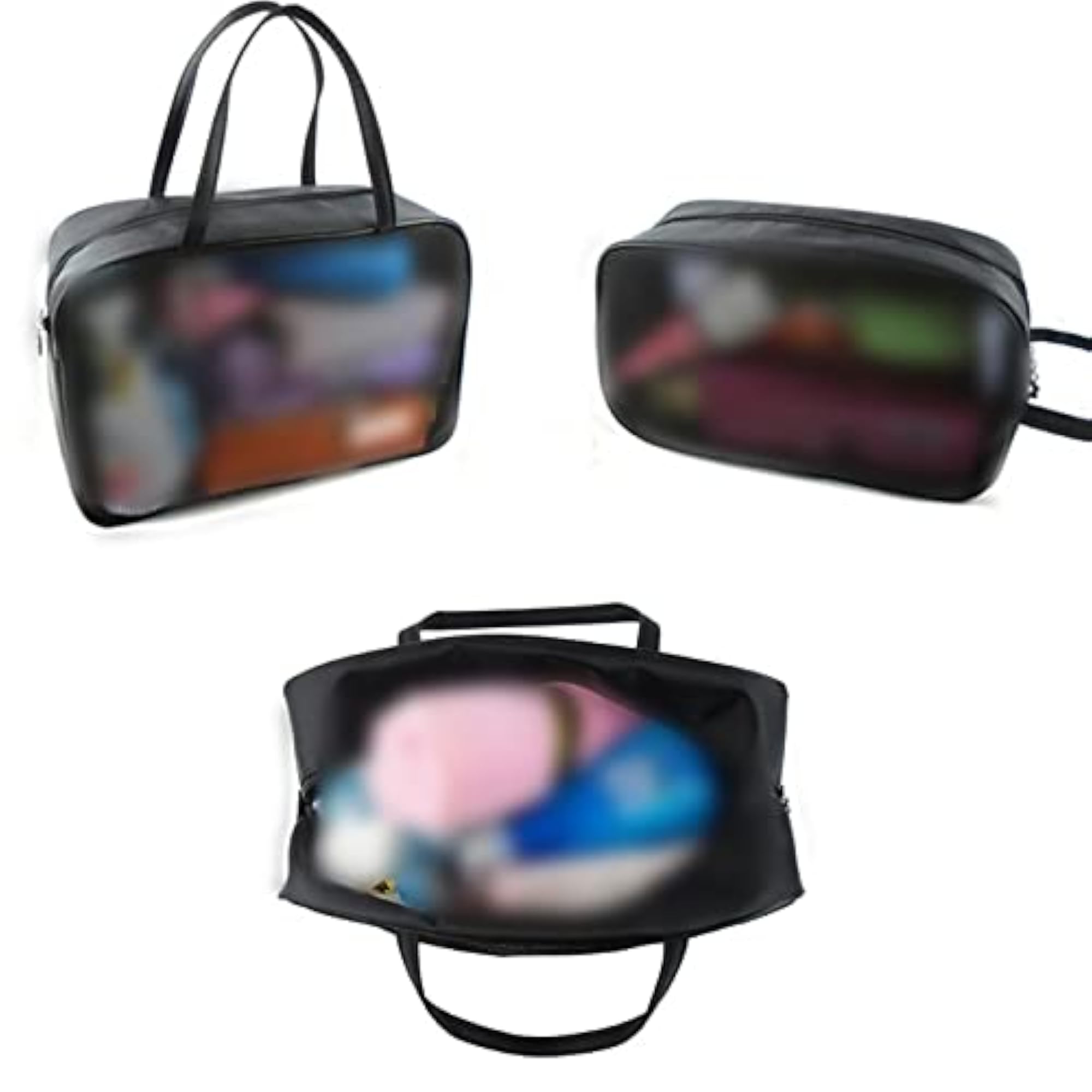 Portable Mesh Shower Bag, Travel Makeup Storage