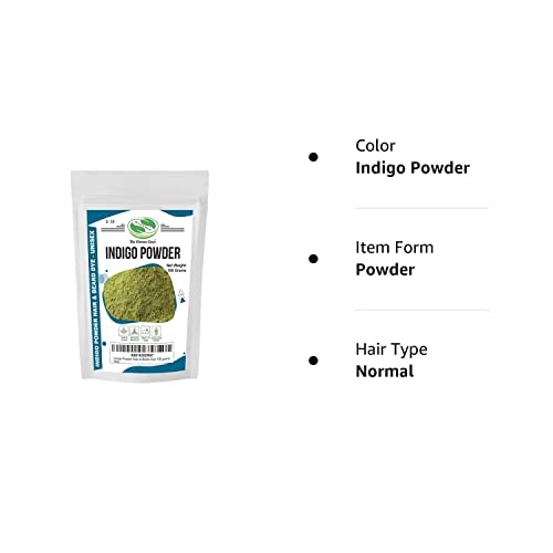 Henna Hair & Beard Dye - 100% Natural & Chemical Free - The Henna Guys (1 Pack, Indigo Powder) #TOP1