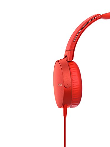 Sony MDR-XB550AP Hoofdtelefoon bedraad (Extrabass, Headset Met Microfoon) Rood - Afbeelding 7