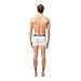 Lacoste Men's Cotton Stretch Essentials Trunks, 3-pack, Black/White/Grey, Medium