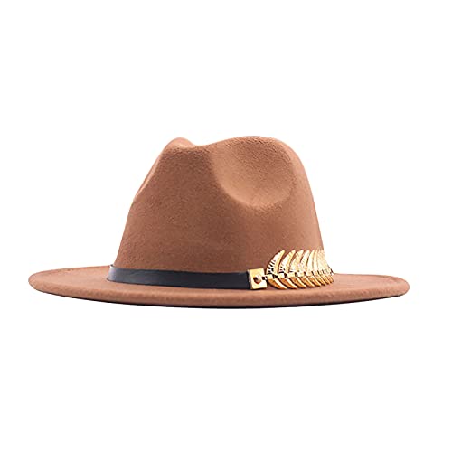 Unbekannt-Fedora-Boucle-en-laine-Panamamat-Womens-Large-Disquette-Classique-Casquette-de-baseball-en-maille