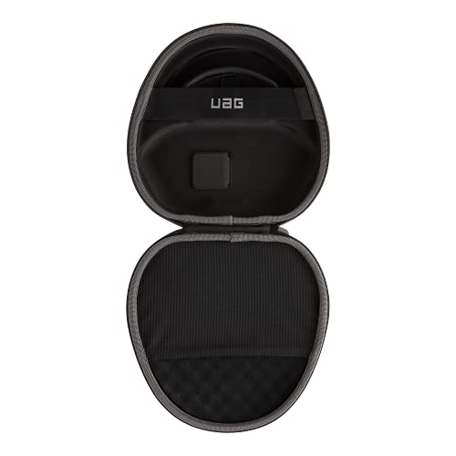 Urban Armor Gear Protective Case AirPods MAX Funda Estuche [Activación automática del Modo de Ahorro de energía, Bolsillo Interior Cable de Carga/Cargador, Nylon 840D Duradero] Oliva