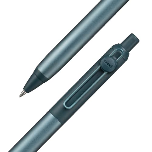 Image of ZENTO Flow Model Ballpoint Pen Jade 0.5 mm Black Ink Colour UBNZF05.7 with Original Stylus Touch Pen