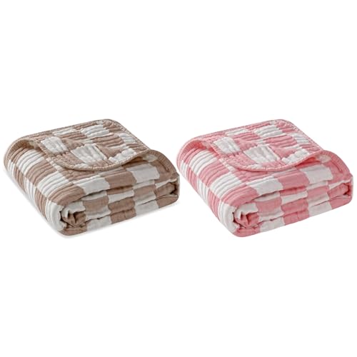 Image of HardNok Ultra-Soft Muslin Baby Blanket 2 Pack