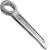 WEDO Box End Striking Ring Wrench 65mm,Stainless Steel Single Head Spanner,Length 298mm,12 Point Straight Box Strike Wrench with Wide Striking Zone,Slogging Ring Spanner,Anti-Corrosion,DIN 7444