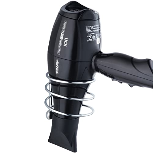Porta Secador De Cabelo Em Espiral Suporte Para Secador De Cabelo De Parede Cromado