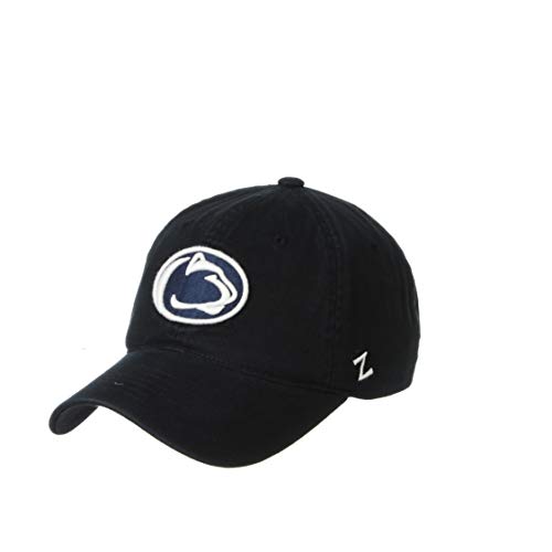 NCAA Penn State Nittany Lions Mens Adjustable Scholarship Hat Black, Penn State Nittany Lions Black, Adjustable
