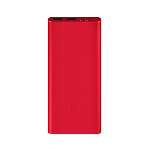 Mi 10000mAH Li-Polymer Power Bank 2i (Red) with 18W Fast Charging