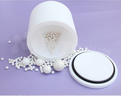 Hanchen 50 ml PTFE Laboratorio de jarra de molienda bola planetaria molino de molienda tarro, taza y cuenco