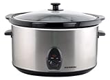 CORPO IN ACCIAIO INOSSIDABILE HAUSBERG HB-1300 SLOW COOKER PROFESSIONALE ELETTRICO IN ACCIAIO INOSSIDABILE 200W 3,5 CAPACITA\'