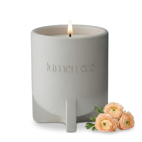Lumenelle Seaside Scented Candle,Ceramic Jar Candle with Ocean Coconut Floral Fragrance for Home Décor, Gifts for Women,Bedroom&Relaxation