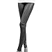 Produktbild HaiDean Kunstleder Hosen Frauen Mode Chic Jungen Stretchy Skinny Lederhose Gamaschen Unifarben High Waist Bleistifthose Trousers (Color : Schwarz, Size : 2XL)