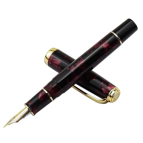 Stylo à encre KLVN série nébuleuse rouge foncé un cadeau de bureau idéal