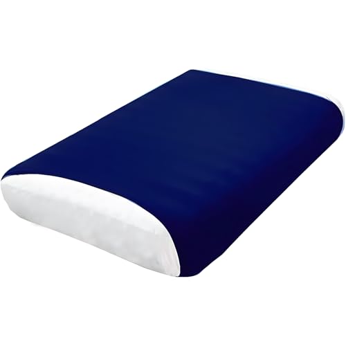 Image of Ntomtuex Sensory Bed Sheet for Compression Reduced Pressure Weighted Blanket to Keep Nice Sleeping Comfortable with Light Breathable Polyester Material, Dark Navy,63 inchx60 inch