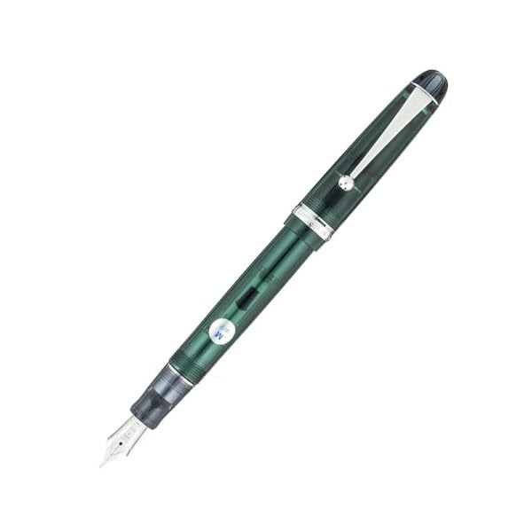 Image of Pilot CUSTOM 74 TINTED GREEN CT FOUNTAIN PEN - 14KT GOLD-RHODIUM-PLATED FINE NIB