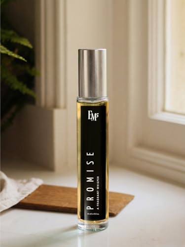 Image of EM5 Promise Unisex Perfume | Woody Earthy Amber Fruity Fragrance | Eau de Parfum Spray | Strong & Long Lasting Scent | Luxury Gift for Him & Her | 15ml